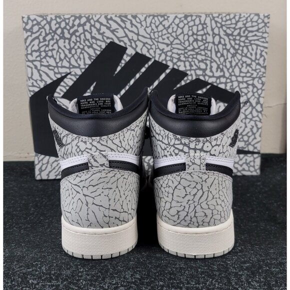 NEW Nike Air Jordan 1 Retro High OG White Cement FD1437-052 GS Size 6.5Y Sneaker - Picture 8 of 10